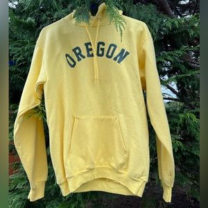 University of Oregon Ducks Yellow Hoodie Sweater